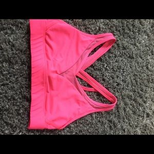 Lululemon Pink Sports Bra Size 6